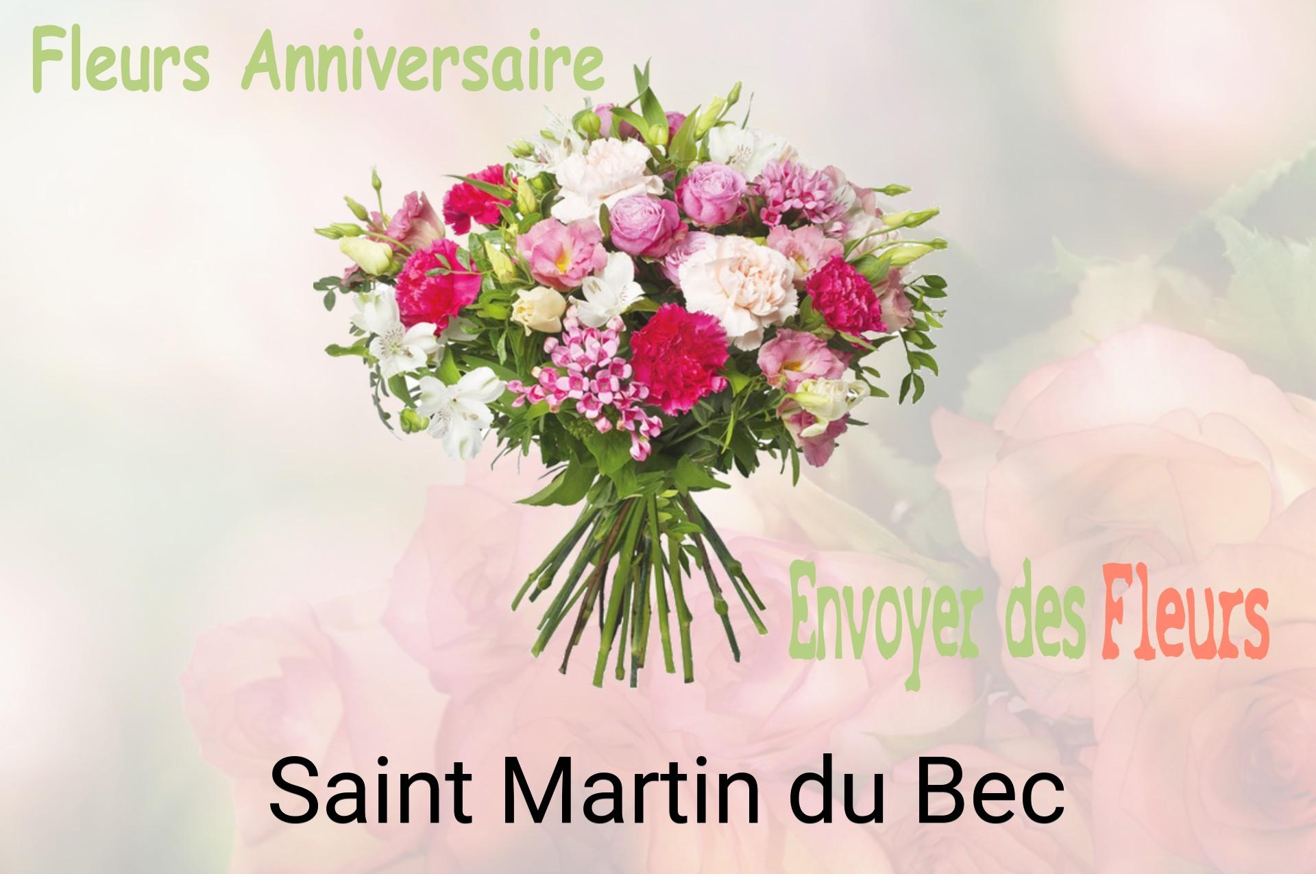 Bouquet de fleurs d’anniversaire livré à Saint-Martin-du-Bec